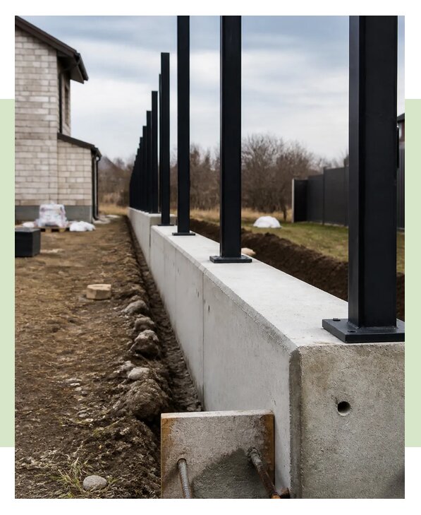 Цоколь под забор в Большой Камне по цене от 6592 р. | ЗаборЭксеперт-Бль